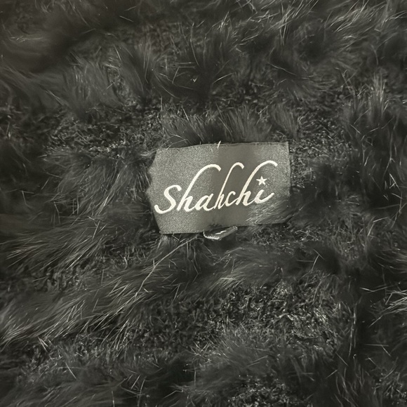 Black Rabbit Fur Vest - Picture 3 of 3